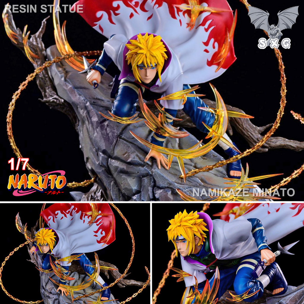 ของแท้ งานเรซิ่น SXG Studio Naruto Shippuden นินจาจอมคาถา นารูโตะ ตำนานวายุสลาตัน Namikaze Minato นา