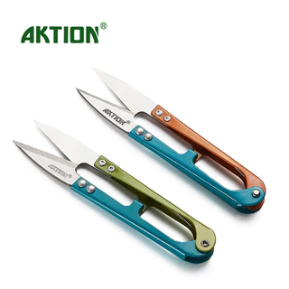 กรรไกรตัดขี้ด้าย ด้ามเหล็ก ยี่ห้อ AKTION