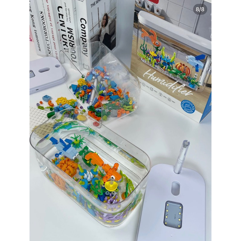 (พร้อมส่ง)✨  ตัวต่อตู้ปลา เลโก้ตู้ปลา Aquarium ของตกแต่งห้อง มินิมอล ราคา ถูกที่สุด ดีลบีเคเค แกลเลอรีภาพที่ 3