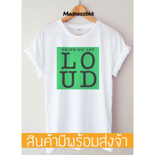 เสื้อยืดผู้ชาย T-shirt Ed Sheeran Thinking out lound