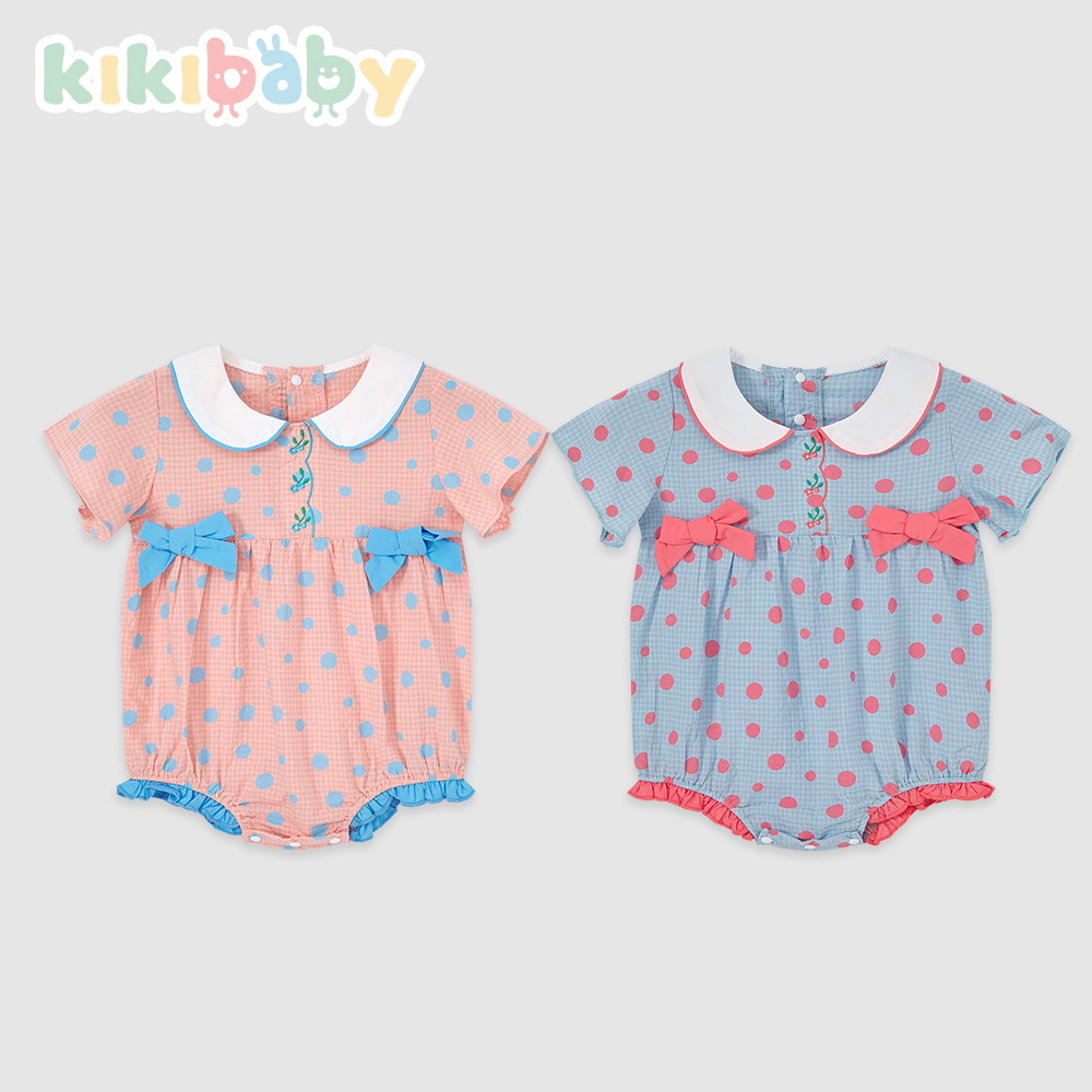 66-90] รอมเปอร์ ชุดรอมเปอร์ เด็กเจ้าหญิง ชุดเด็ก สําหรับเด็กทารกผู้หญิง Romper KIKIBABY_H10163