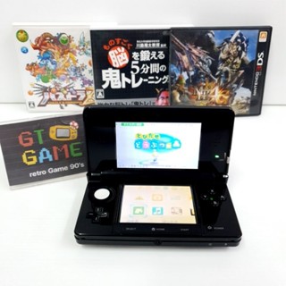 Nintendo 3DS Cosmo Black 📟🕹 Japan 🇯🇵 CTR-001 JPN  Set