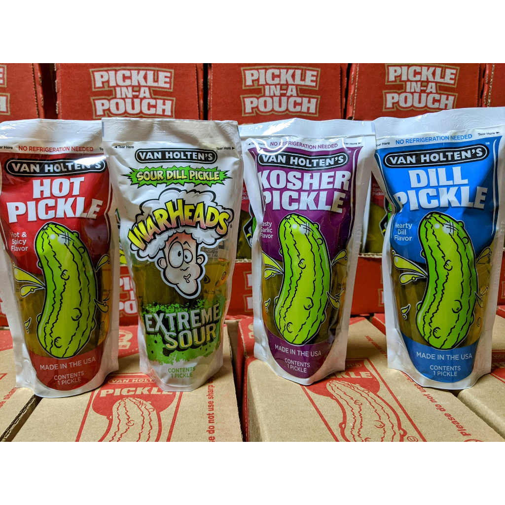 Van Holten's Pickle In-a Pouch ขนม usa
