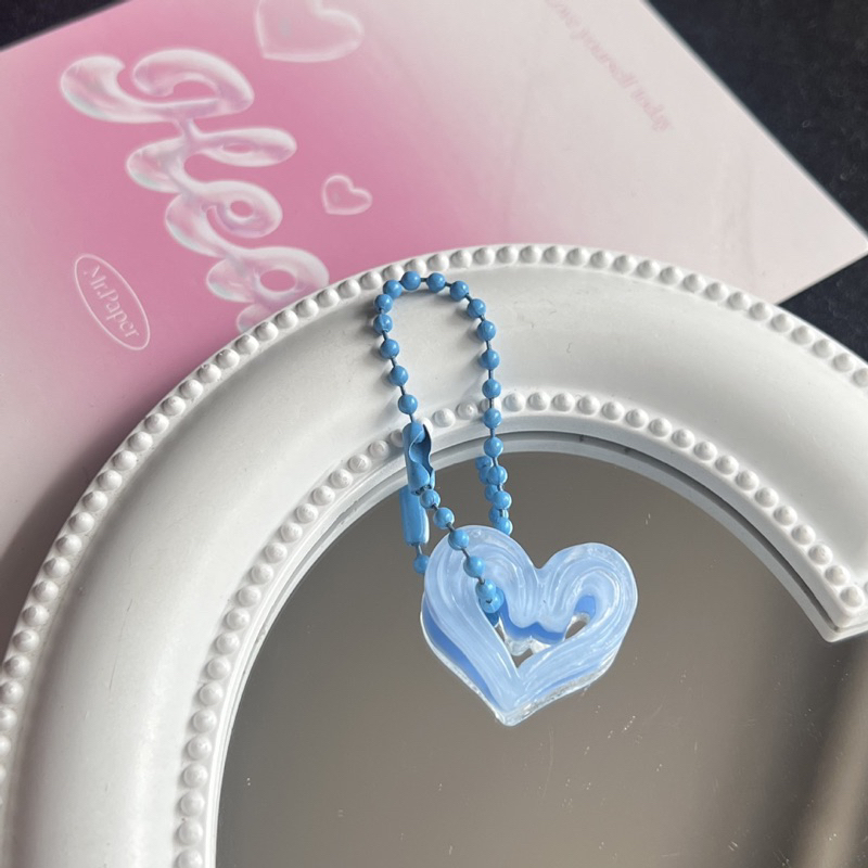 พร้อมส่ง💓 พวงกุญแจเจลลี่รุปหัวใจสามมิติ สไตล์ใหม่ พวงกุญแจ - รูปที่ 3