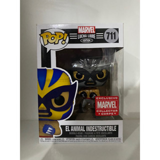 Funko Pop Lucha Libre El Animal Indestructible Marvel Exclusive 711