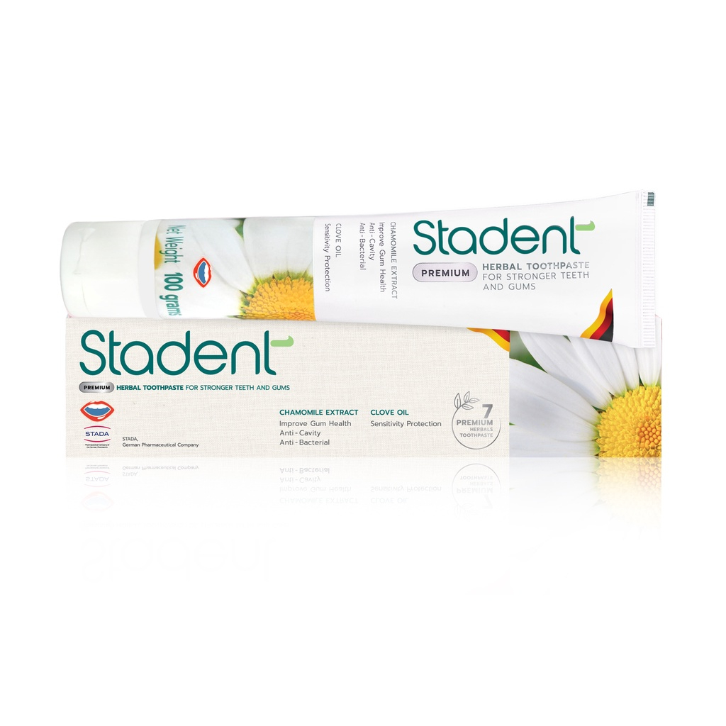 Stadent Herbal Toothpaste สตาเดนท์ ยาสีฟันสมุนไพร 7 ชนิด ยาสีฟัน ไม่แสบปาก หอมสดชื่น ขนาด 100 กรัม 2