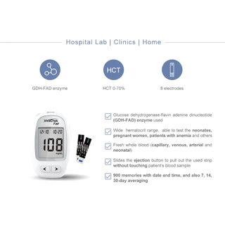 เครื่องตรวจน้ำตาล Vivachek Fad Meter สำหรับผู้ป่วยเบาหวาน
