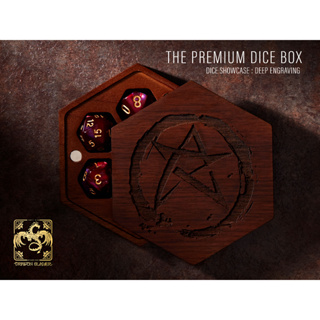 The Evening Star Dice Box | Premium DnD Dice Box | D&amp;D Dice Box | Dice Vault | Dice Storage Tray for MTG RPG Gaming