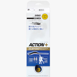 SIDAS Action+ Insoles แผ่นพื้นรองเท้าสำหรับกีฬา High-Impact บาส แบด เทนนิส วอลเล่ย์ ดูดซับแรงกระแทก เพิ่มแรงกระโดด