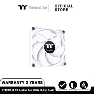 Thermaltake CT120/140 PC Cooling Fan White (2-Fan Pack)  พัดลมและซิงค์ระบายความร้อน