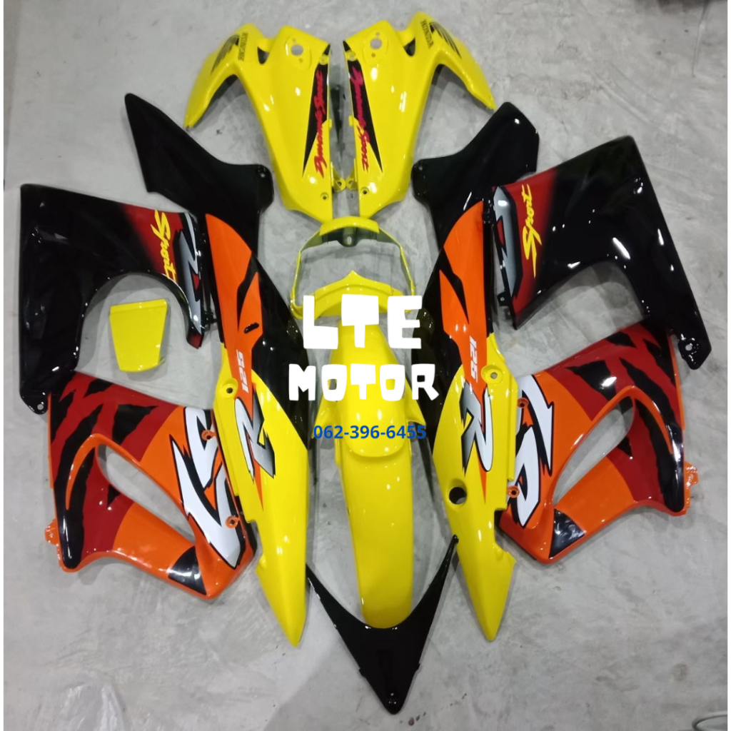 ชุดสี เฟรม honda LS 125  LS125 แอลเอส 125 ครบชุดทั้งคัน 12 ชิ้น งาน ABS พ่นสี อบเงา พร้อมติดสติ๊กเกอ