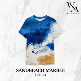 เสื้อยืดลายหินอ่อน(สีแซนด์บี่ช): Sandbeach Marble T-shirt (Short-Sleeve)