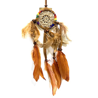 Dream catcher size 6 cm. (เครื่องรางดักความฝัน) DC624