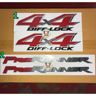 สติ๊กเกอร์ 4x4 PRERUNNER รีโว่ Revo ปี 2015