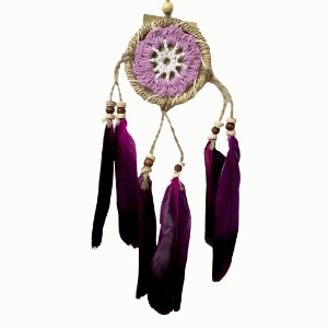 Dream catcher size 6 cm. (เครื่องรางดักความฝัน) DC622