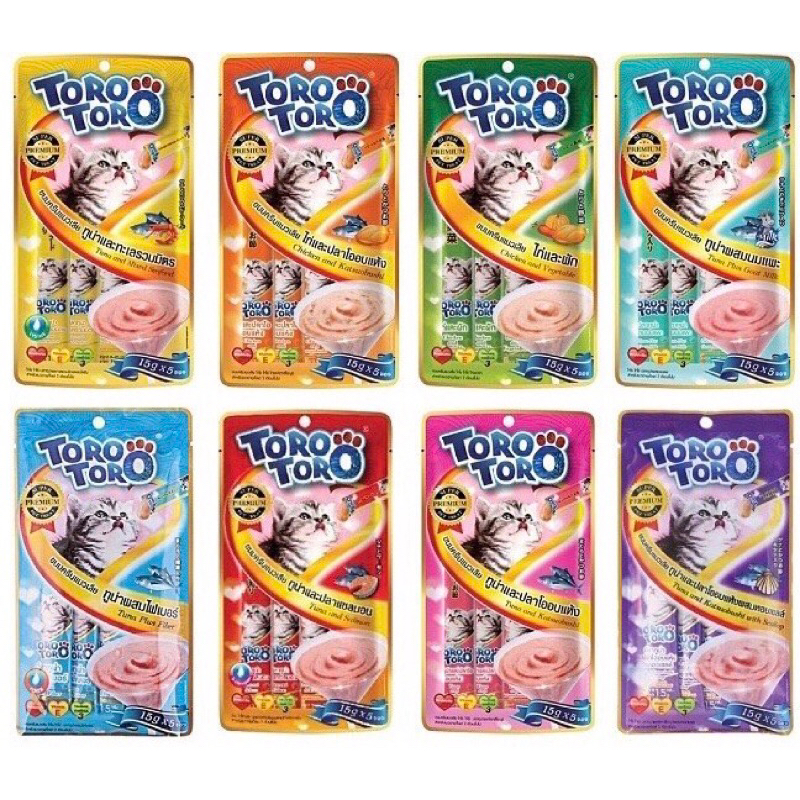 Toro ขนมแมวเลีย 1แพ็ค 5 ซอง