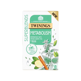 ขายแยกซอง 2กรัม ชา Twinings, SUPERBLENDS Metabolism