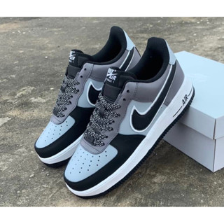 Nike Air Force 1 (size37-45) Black Swoosh