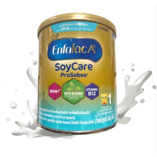 Enfalac A+ Soy Care เอนฟาแล็ค เอพลัส ซอยแคร์ อาหารสูตรโปรตีนถั่วเหลือง นม สำหรับทารก เด็กแรกเกิด ขนาด 366 กรัม 07478