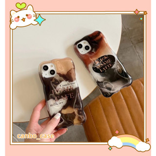 🎁ส่งของขวัญ🎁เคสไอโฟน สำหรับ 11 14 for iPhone Case 13 12 Pro Max แฟชั่น ระดับสูง กาแฟ กันกระแทก เคสนิ่ม เคสโทรศัพท์