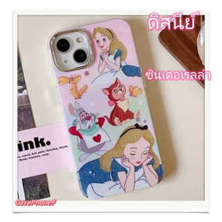 ✨ส่งของขวัญ✨เคส for iPhone 11 14 Pro Max Case for iPhone 12 13 ป้องกันการตก การป้องกัน การ์ตูน สาวน่ารักหัวใจ ดิสนีย์