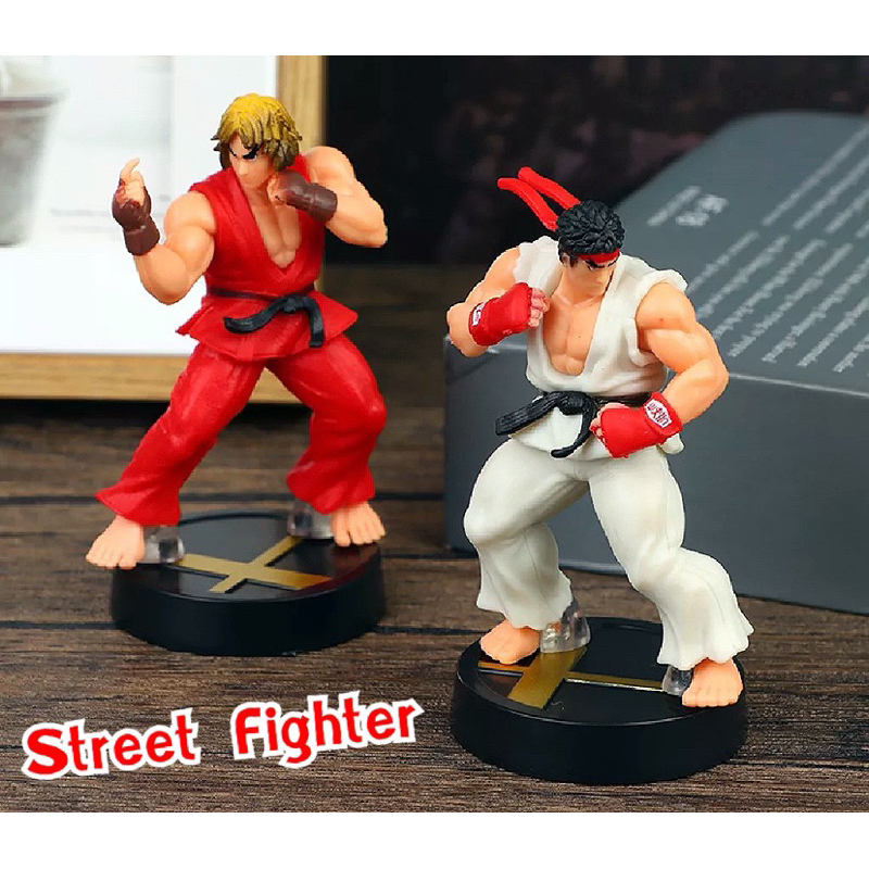 โมเดล Street Fighter Ryu & Ken ริว เค็น 9 cm. figure
