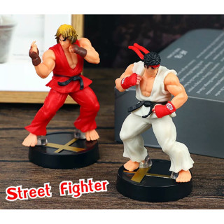 โมเดล Street Fighter Ryu &amp; Ken ริว เค็น จิ๋ว