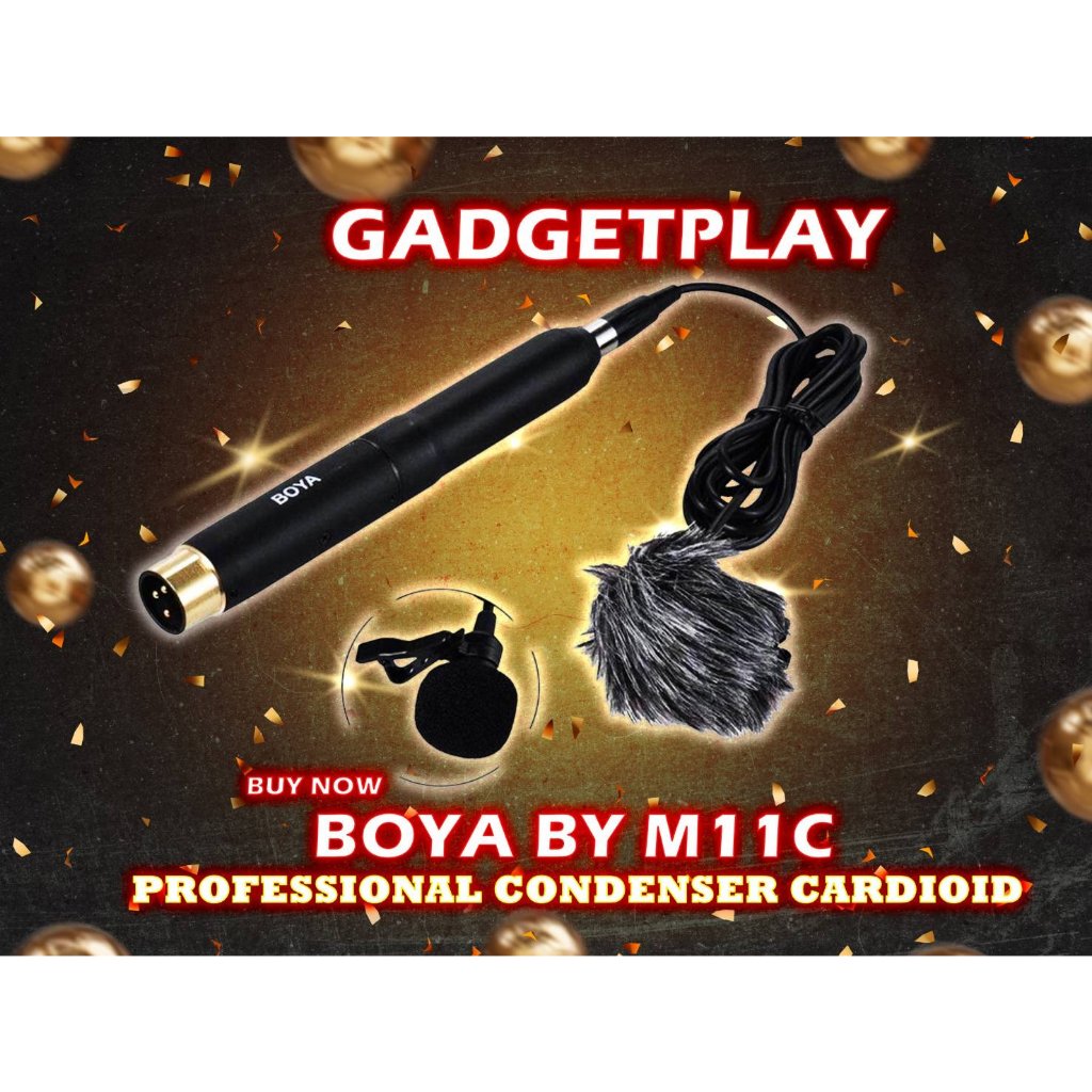 [กรุงเทพฯ ด่วน 1 ชั่วโมง]  Boya By-M11C Professional Cardioid Condenser Lavalier Microphone System
