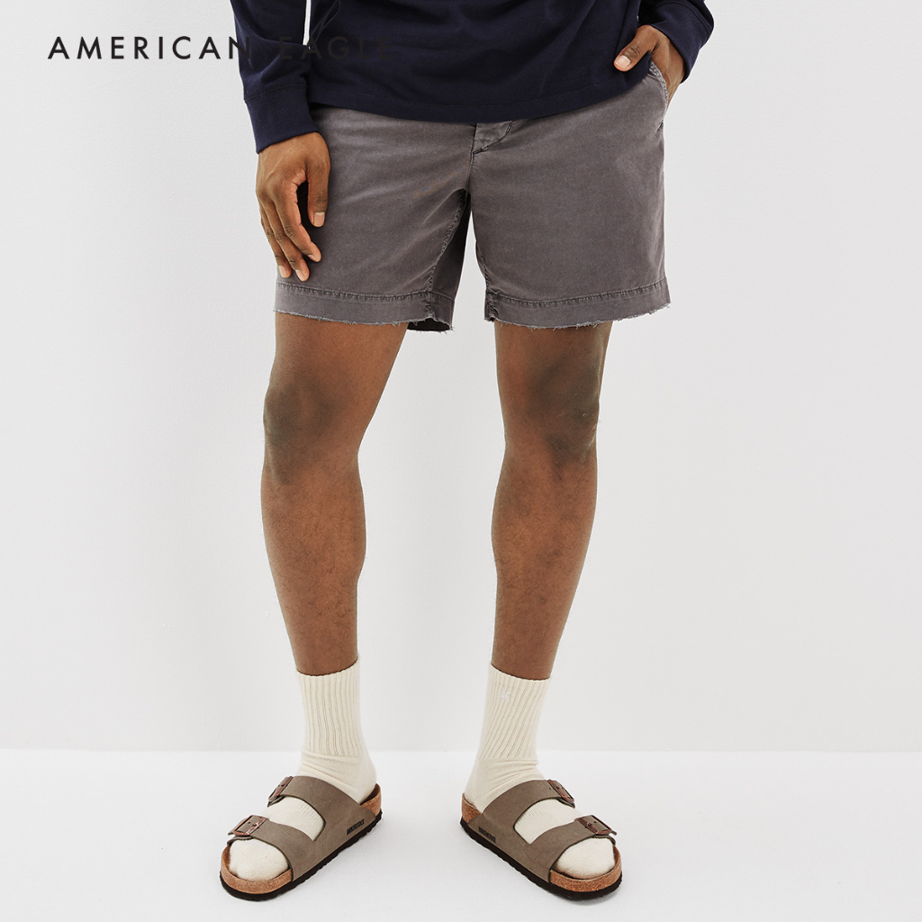 American Eagle Flex 7" Lived-In Khaki Short กางเกง ผู้ชาย ขาสั้น (EMSO 013-7366-933)
