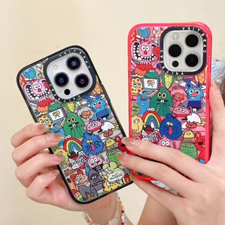 🎁NEW🎁เคสไอโฟน 11 13 12 Pro Max casetify ชาร์จแบบแม่เหล็ก สัตว์ประหลาดสีสัน เคส for ไอโฟน14 pro max soft case Iphon