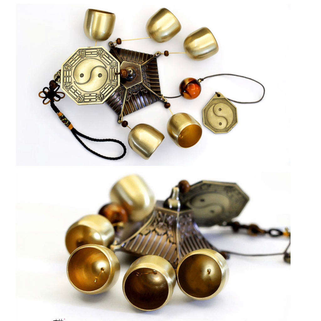 กระดิ่งลมเรียกทรัพย์ กระดิ่งฮวงจุ้ย โมบายฮวงจุ้ย ของเสริมฮวงจุ้ย ตกแต่งบ้านแขวนประตูหน้าต่าง - รูปที่ 7