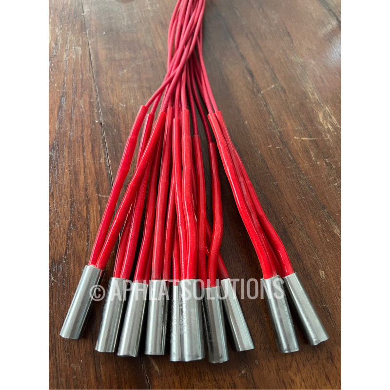 ฮีทเตอร์แท่ง 10 x30mm/220v 100w สายไฟยาว 30cm / 1 เมตร