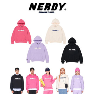 🇰🇷‼️ Nerdy ❤️‍🔥🇰🇷 big logo pullover hoodie 🇰🇷✨