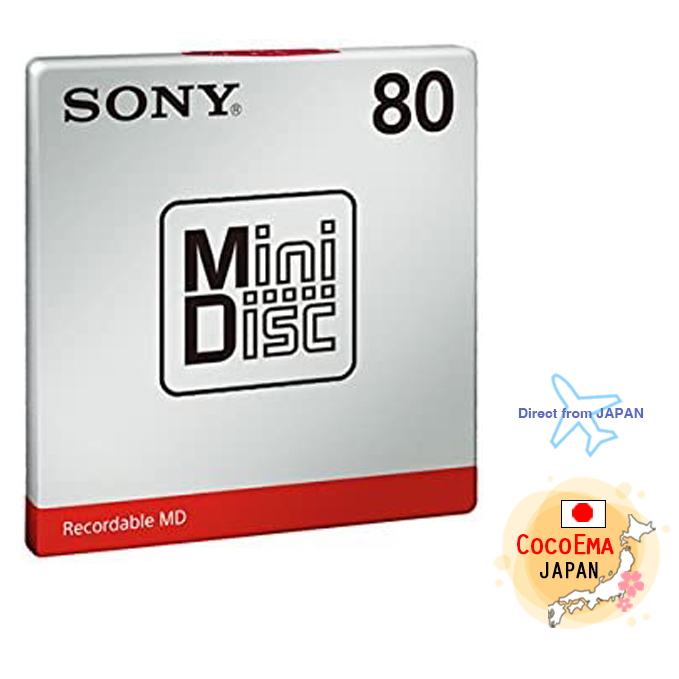 Sony Minidisc 80 นาที Mdw80T [ส่งตรงจากญี่ปุ่น]
