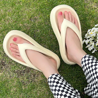 SHO-Y-7651  รองเท้าเตะ รองเท้าหูหนีบรุ่นน้ำหนักเบา  รองเท้าหูหนีบ วัสดุ EVA สีสวย สินค้าพร้อม พื้นนิ่มใส่สบาย