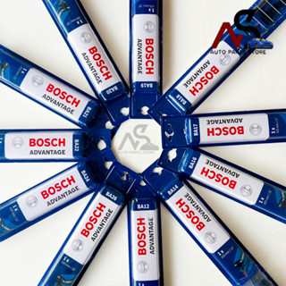 🔥HOT ITEM🔥ใบปัดน้ำฝน BOSCH แท้ รุ่น Advantage ขนาด 12-26 นิ้ว ติดตั้งง่าย ปัดสะอาด มาตฐานเยอรมัน(คู่+เดี่ยว)