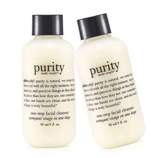 คลีนเซอร์ Philosophy Purity Made Simple One-Step Facial Cleanser 90ml.￼