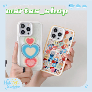 ❤️ส่งของขวัญ❤️ เคสไอโฟน 11 12 13 14 Pro Max ความคิดสร้างสรรค์ กราฟฟิตี สไตล์คู่รัก ฤดูร้อน Case for iPhone สาวน่ารักหัวใ