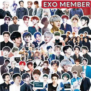 ✅พร้อมส่ง✅ Sticker EXO Member ไดคัท 56 ชิ้น