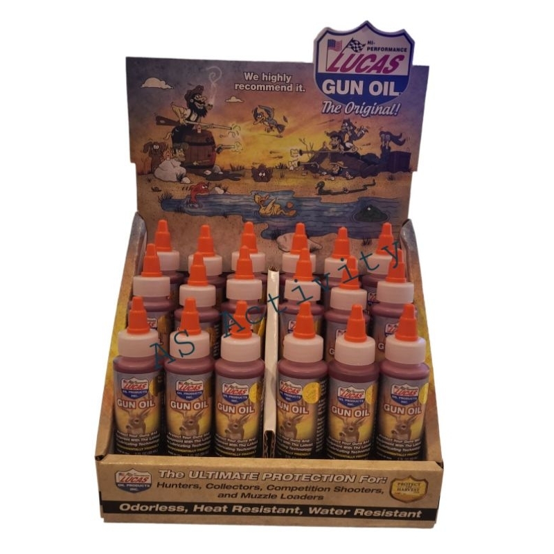 Gun Oil Original 2 oz. น้ำยาหล่อลื่น กันสนิม สำหรับใช้งานทั่วไป น้ำมันกวางแดง Lucas Oil - รูปที่ 3