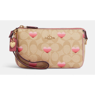 Nolita 19 In Signature Canvas With Stripe Heart Print