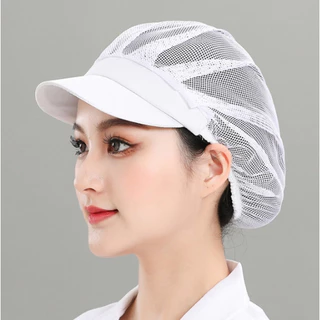 (พร้อมส่ง) หมวกผ้า หมวกคลุมผม สำหรับทำอาหาร งานโรงงาน งานผลิต