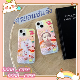 ❤️ส่งของขวัญ❤️ เคสไอโฟน 11 12 13 14 Pro Max เครยอนชินจัง การ์ตูน ความนิยม แฟชั่น สไตล์คู่รัก Case for iPhoneป้องกันการตก