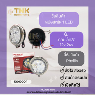 สปอร์ตไลท์ LED กลมเล็ก 3นิ้ว , 4นิ้ว