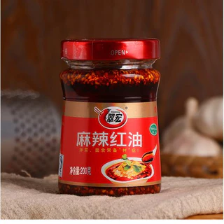 น้ำมันพริก พริกน้ำมัน ปรุงรส เผ็ดหอม สูตรต้นตำรับ CUIHONG 翠宏 香辣红油 750g