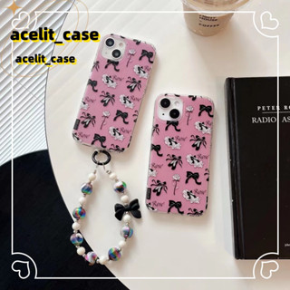 ❤️ส่งของขวัญ❤️ เคสไอโฟน 11 12 13 14 Pro Max โบว์หูกระต่าย หวานเท่ แฟชั่น ความนิยม Case for iPhone สไตล์วรรณศิลป์