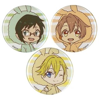 เข็มกลัด Badge Pins (Character) Yamato &amp; March &amp; Nagi (Usamoko Parker) Can Badge Set (3 pieces) "Idolish 7"