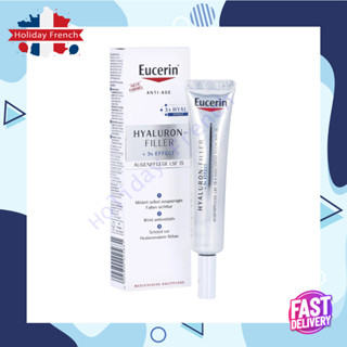 Eucerin Hyaluron Filler  3x effect eye cream spf15 แพคเกจยุโรป