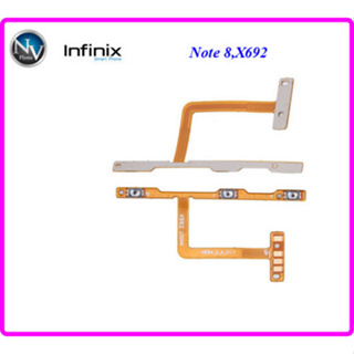 สายแพรชุด ปิด-เปิดเครื่อง Pwr.On-Off+Vol.infinix Note 8,X692