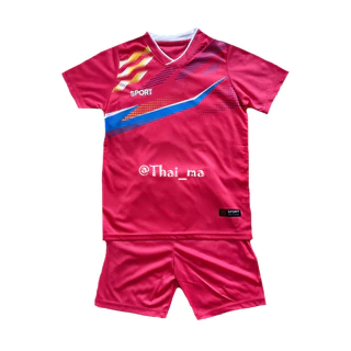 ชุดกีฬาเด็ก ชุดกีฬา ชุดฟุตบอลเด็ก เสื้อและกางเกง🚨เลือกได้เฉพาะสี ผ้ากีฬา อายุประมาณ 5-13 ปี